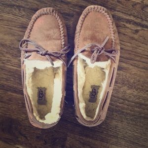 UGG moccasins brown suede